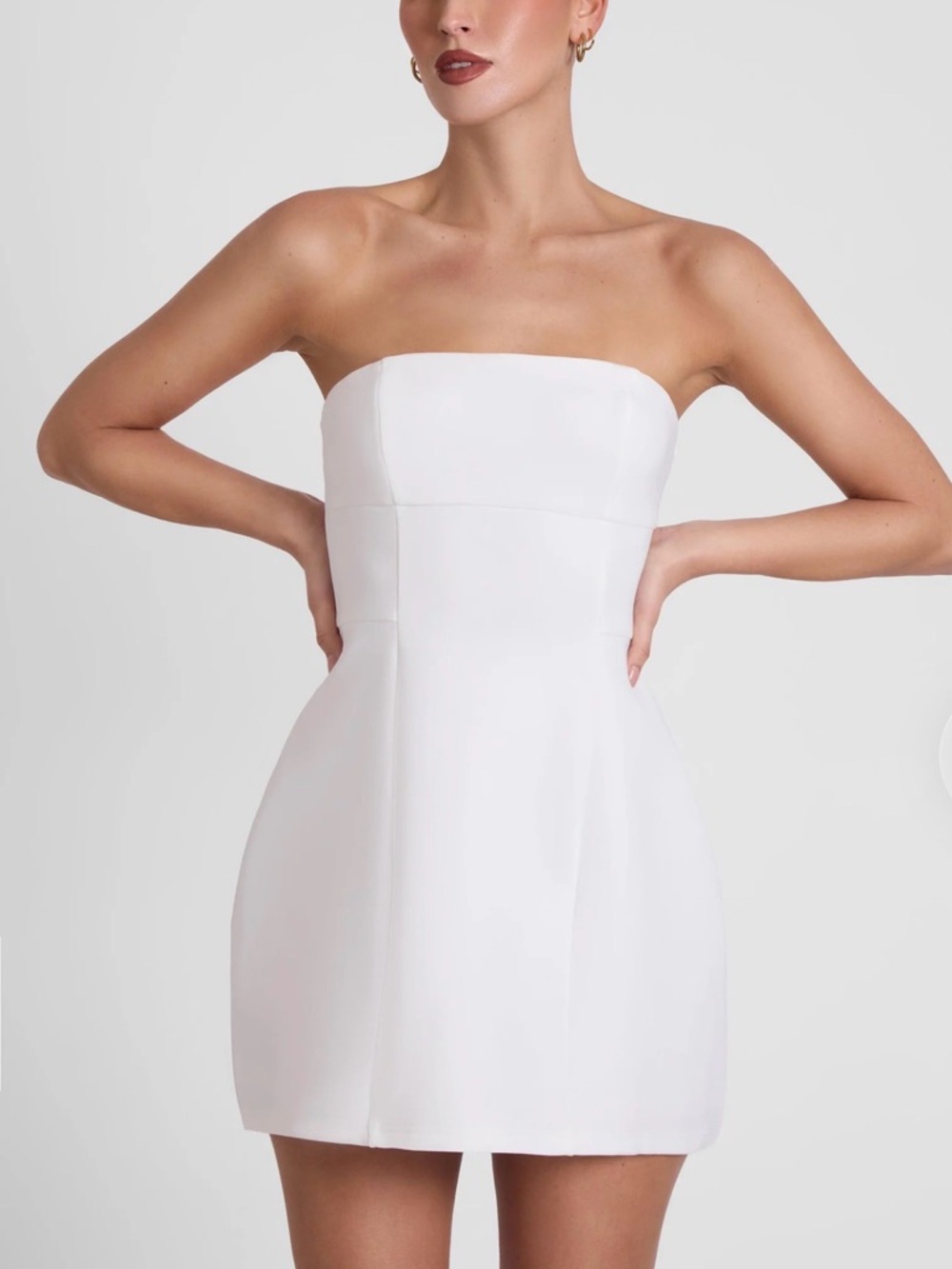 NWT Leau Eres Strapless Bustier Mini Dress